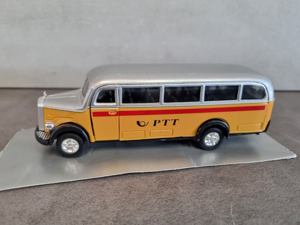 PTT Postauto Mercedes-Benz 3500, 1950, Massstab 1:55 (Neu (gemäss ...
