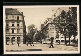 Zürich, Strassenbahn auf der Bahnhofstr