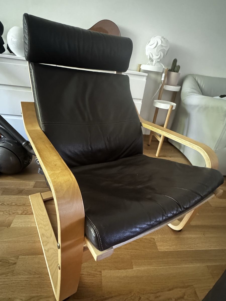 Ikea Poltrone: IKEA Poäng Sessel mit Fusshocker – Usato da Bern venduto da Blyet