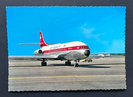, Caravelle‘ Swissair Flugzeug ca. 1970