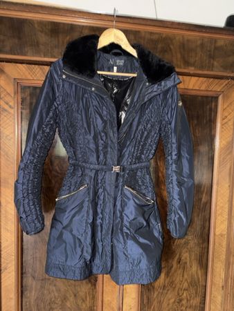 Manteau Armani Jeans bleu marine taille 44 bon état