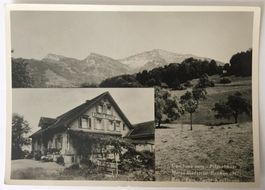 2-Bild-AK BENKEN Gasthaus zum Pilgerhaus