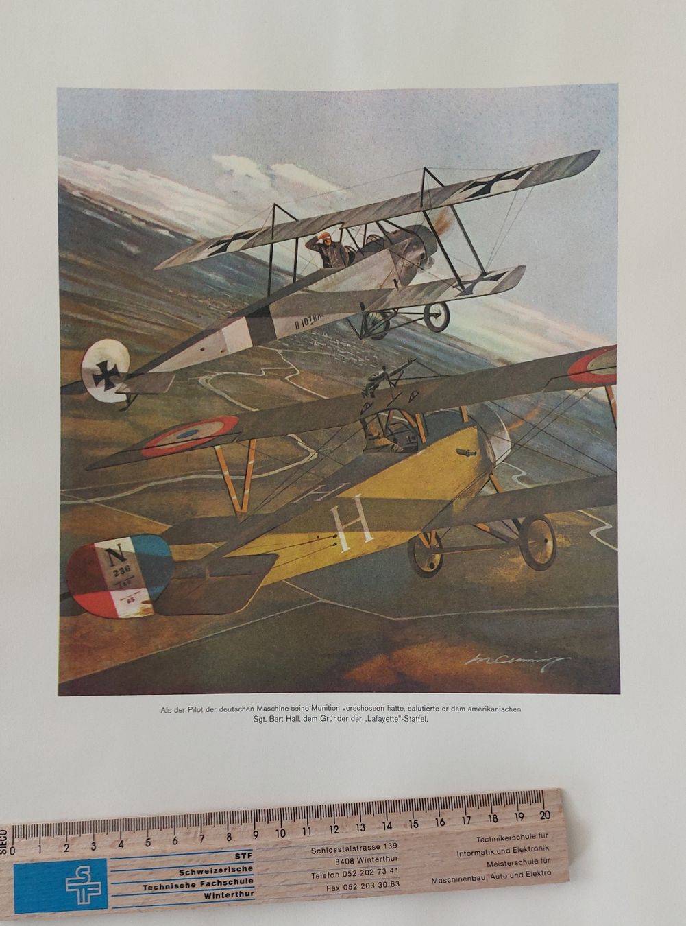 Foto & Immagini: Poster/Bilder Flugzeuge, 1. Weltkrieg – Usato da Pfäffikon ZH venduto da moswey6 2