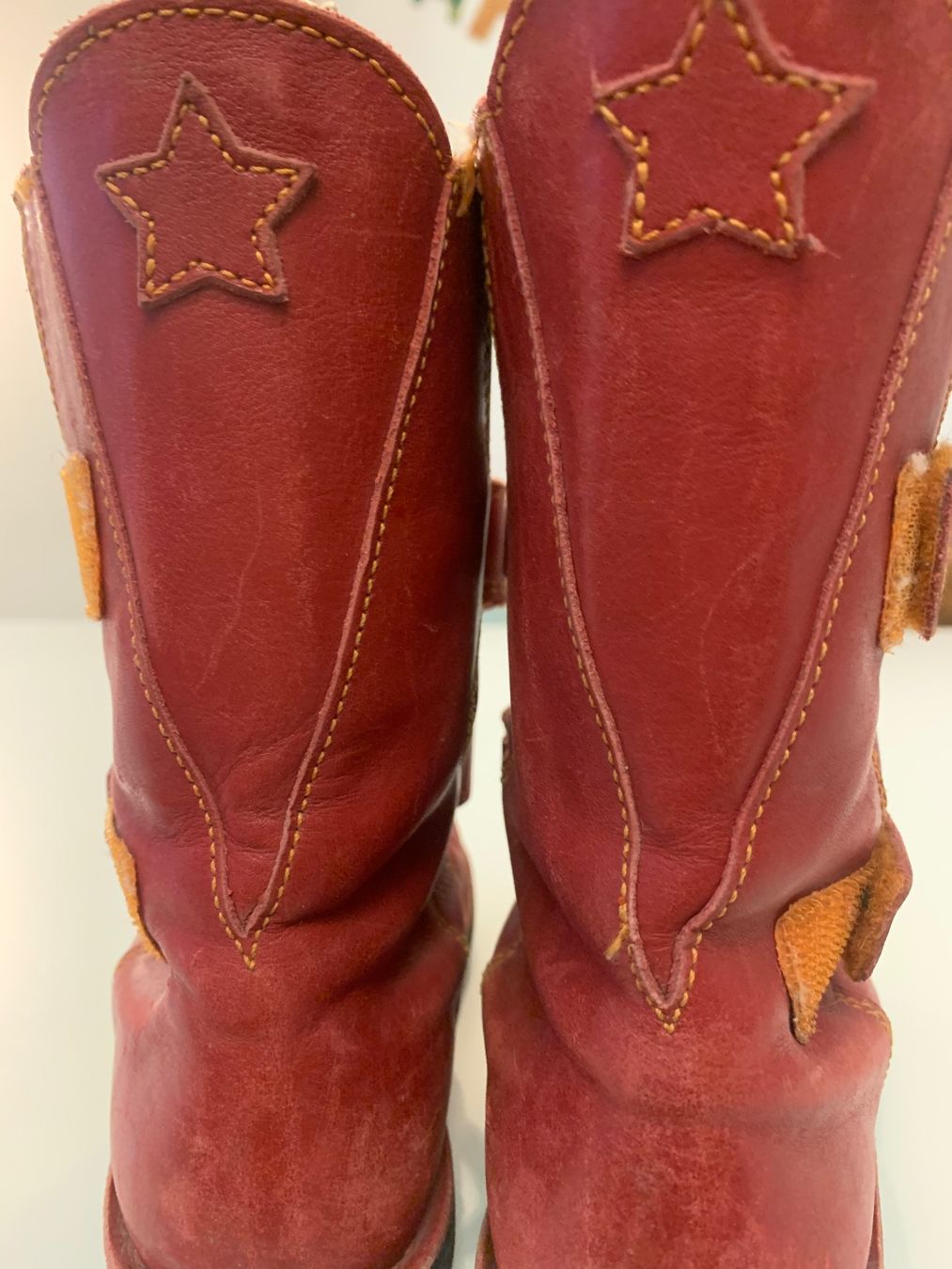 Scarpe per ragazzi: Winderschuhe aus rotem Leder, Gr. 27 – Usato da Zürich venduto da lando-2010 1
