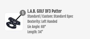 Mazze & Set: Lab Putter DF3 LINKSHAND, 34" – Usato da Dielsdorf venduto da reve62 3