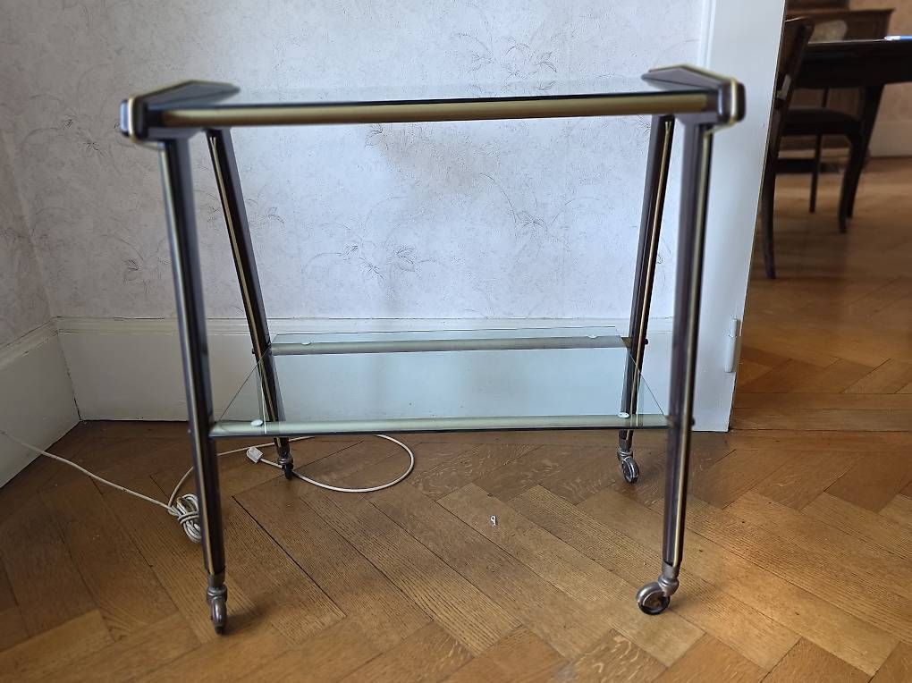 Servierwagen: Desserte vintage métal et verre – Gebraucht aus Coppet von adu_bk8n 1