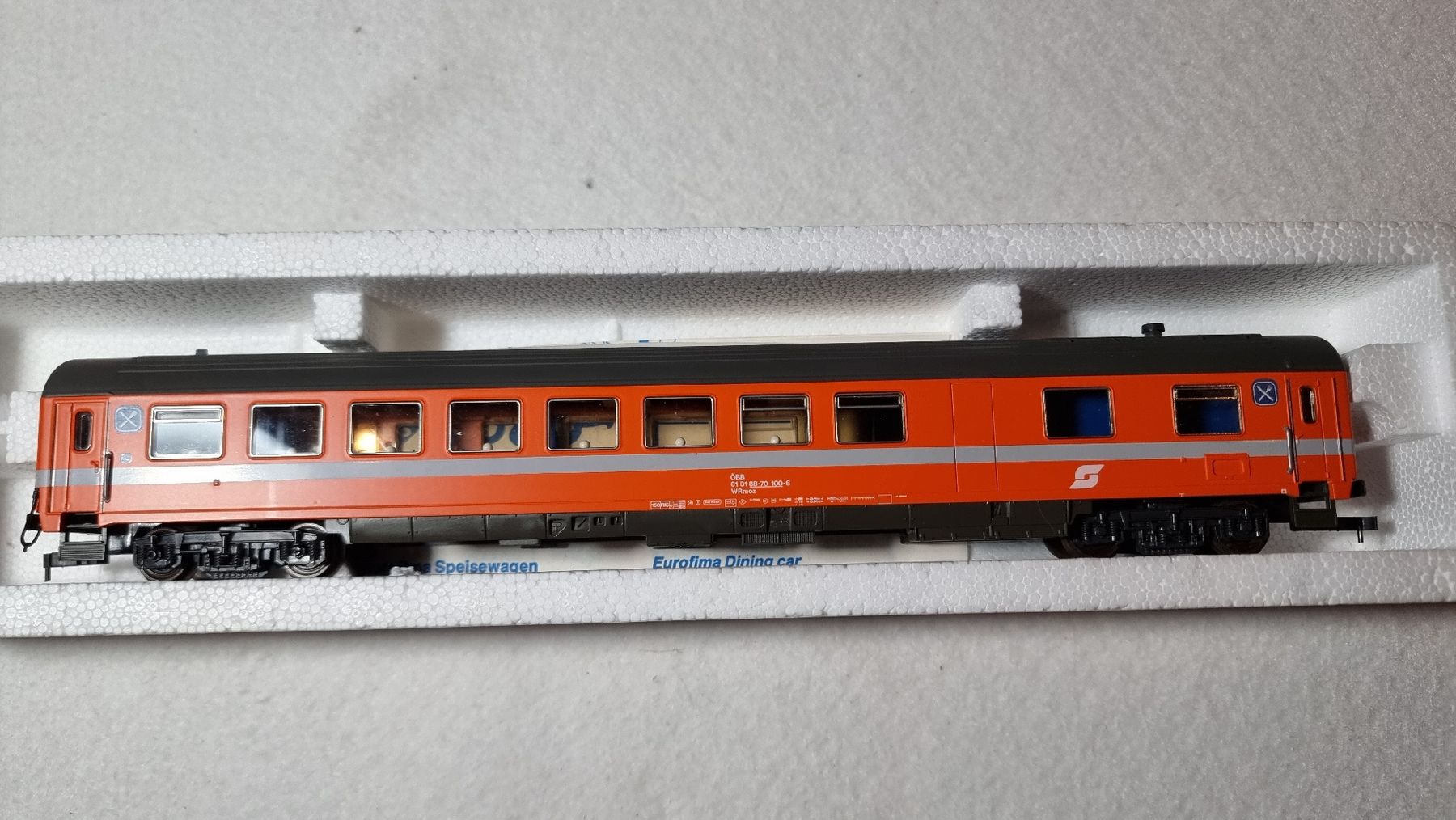 Roco Modellini di ferrovie: Roco ÖBB Speisewagen – Usato da Au ZH venduto da Krokodil08