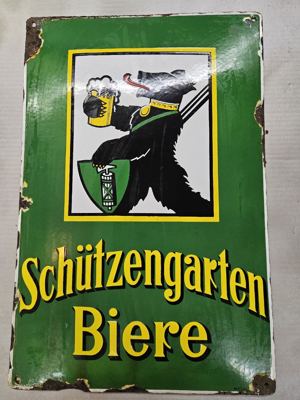 Insegne: original Emailschild Schützengarten, Cupfinal 2026!!!! – Usato da Ossingen venduto da eri_zp65