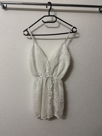Jumpsuit Spitze Weiss S