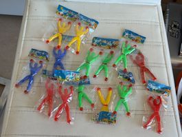 12 Kletterfiguren Haftfiguren bunt