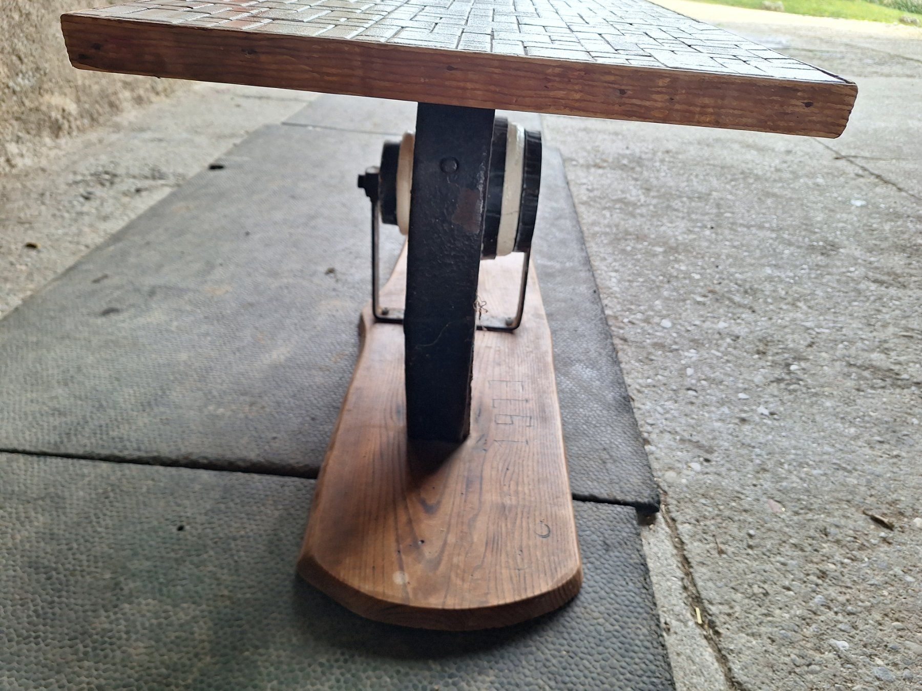 Tische: Table de salon RUSTIQUE – Gebraucht aus Bavois von Pafly63