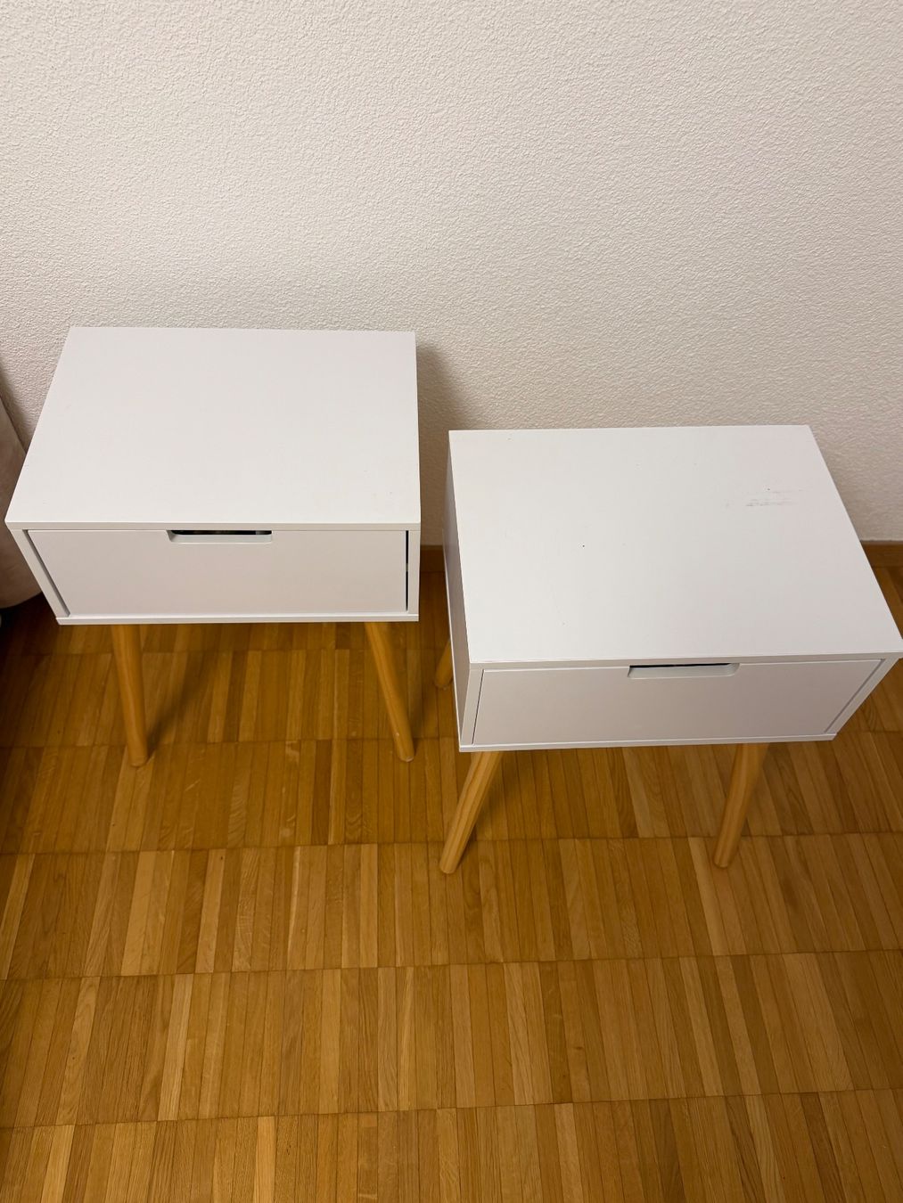 Tables de nuit: 2 Nachttische - Set Weiss – D'occasion à Siebnen par ane_fjn8 3