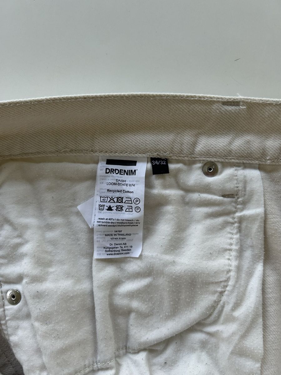 Pantaloni: DR.DENIM Weisse Jeans, Grösse 34/32 – Usato da Zürich venduto da jac_7g6c 1