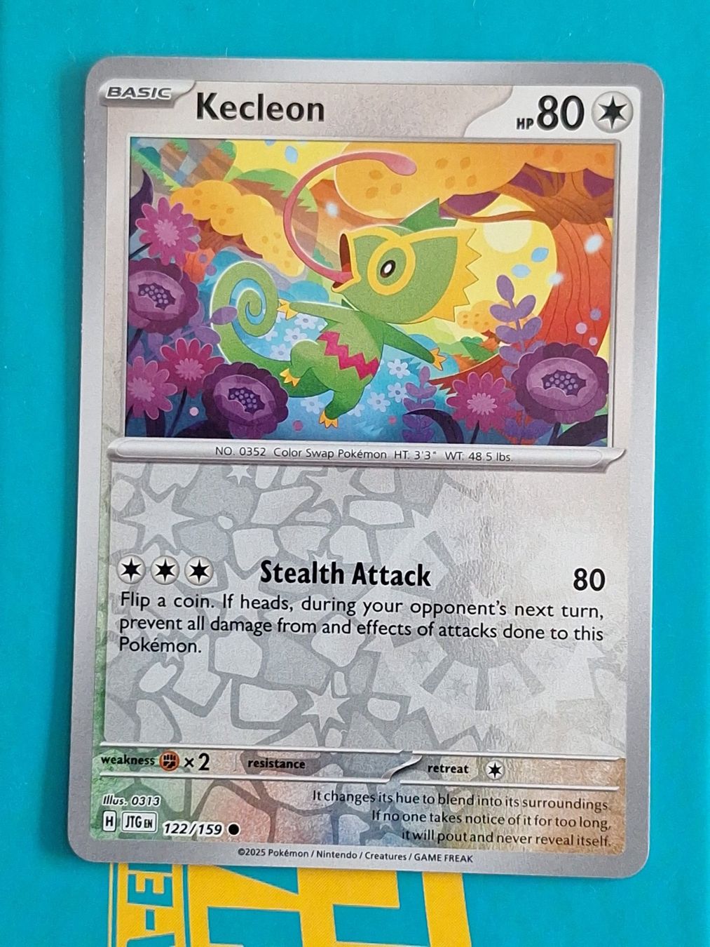 Pokémon Sammelbilder & Trading cards: Kecleon - Reverse Holo Pokemon Journey Together #1.7 – Gebraucht aus Altstätten SG von GGsGameshop