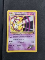 Pokémon Sammelkarte Sabrina's Kadabra Gym Challenge