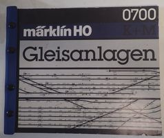 Märklin HO - Buch Gleisanlagen K+M 0700 & 0703 /D/F/I/NL/EN