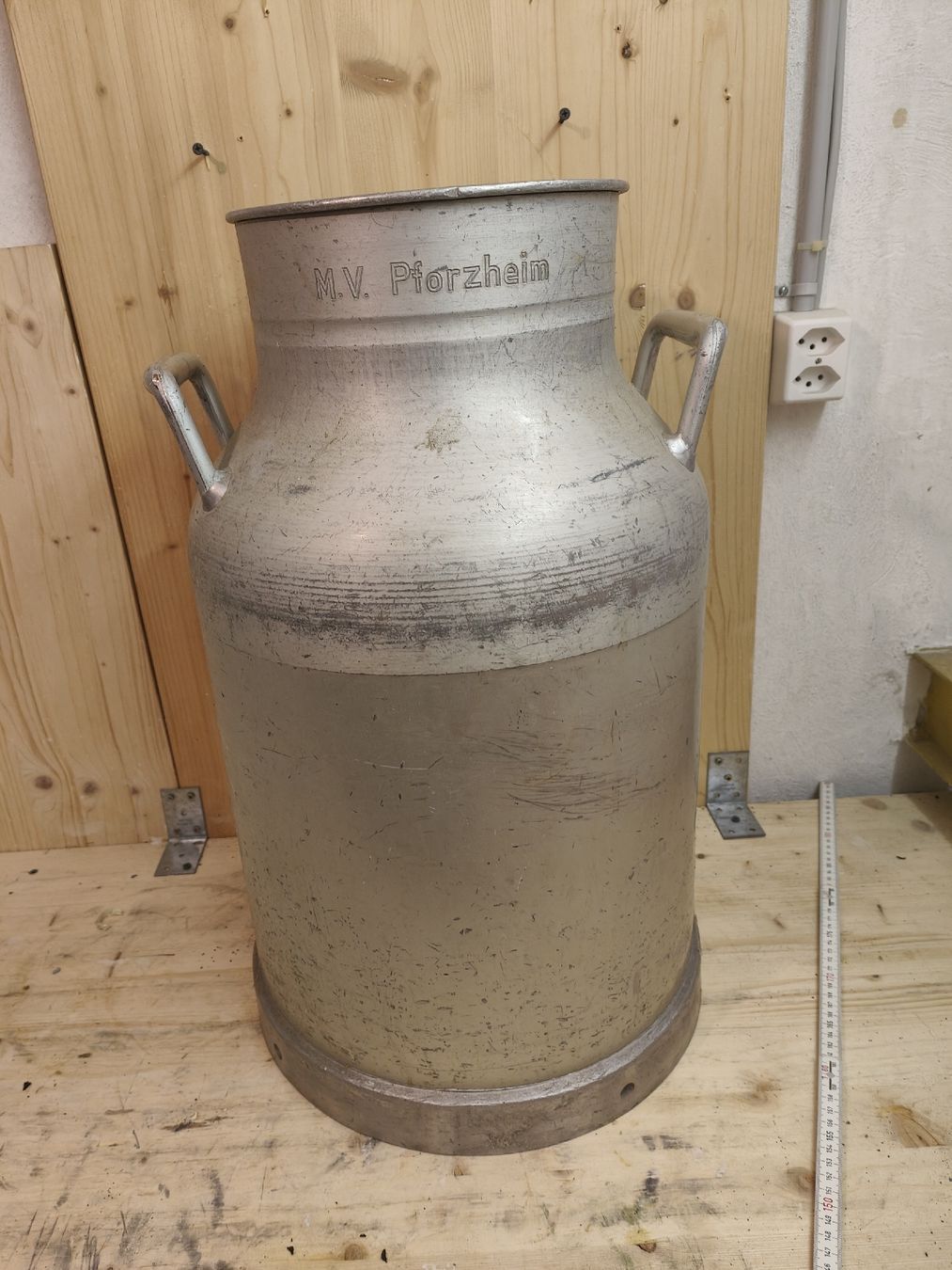 Agricoltura: Milchkanne alt Alu 40 Liter 2 – Usato da Schaffhausen venduto da b-chriss