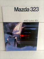 Brochure Catalogue Mazda 323 1986 4WD Turbo 16V (Suisse)