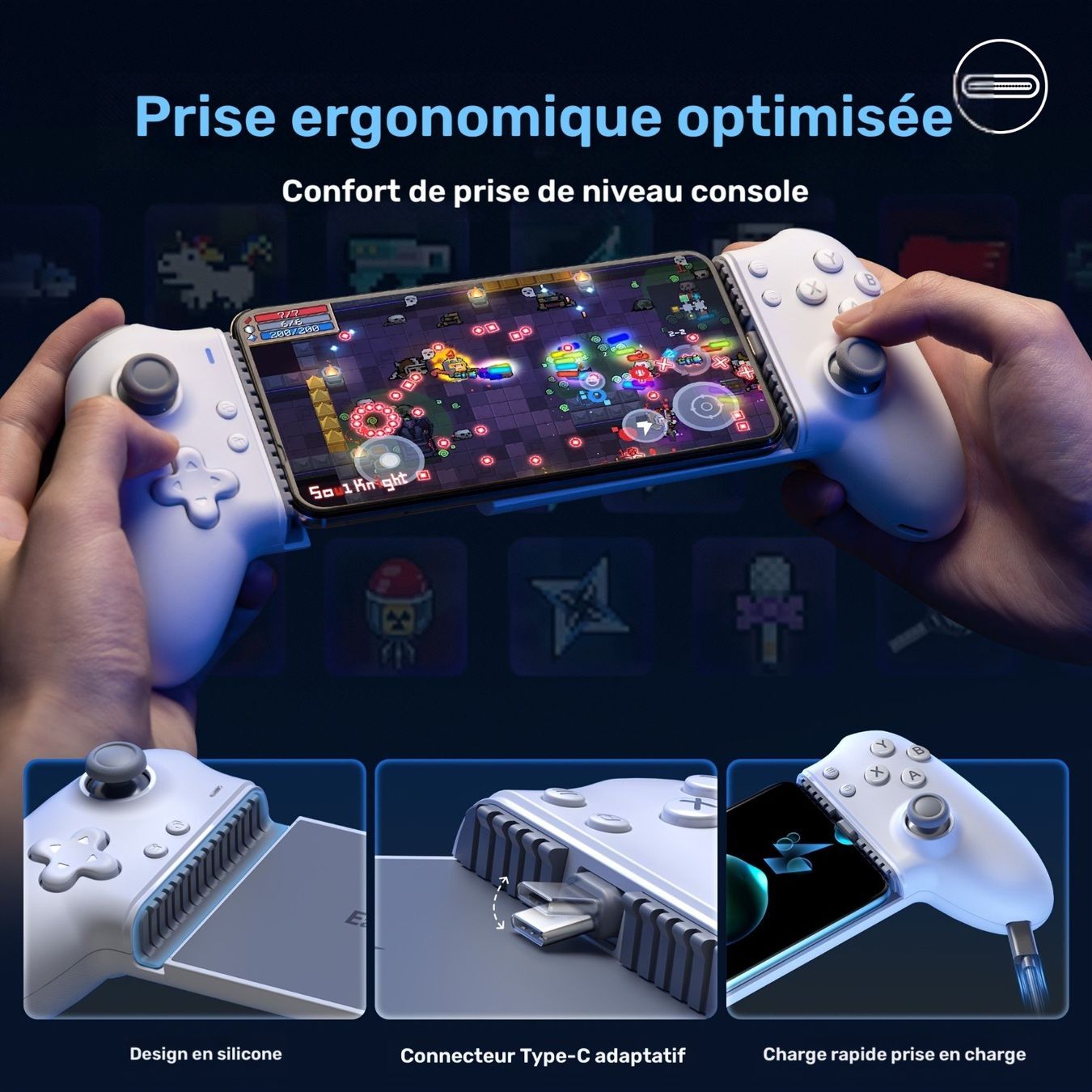 Controller: Gamepad Handy Controller Bluetooth Android iPhone 15 USB-C – Nuovo e nell'imballaggio originale da Genève venduto da Top-Trend 2