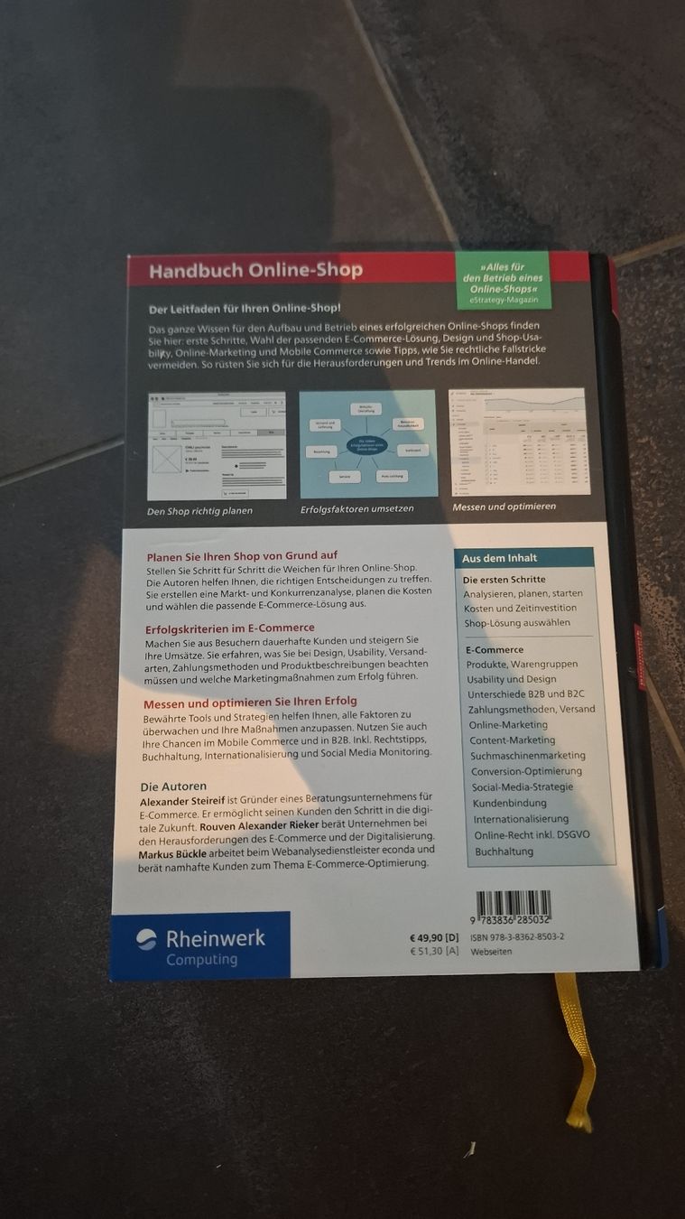 Libri: Handbuch Online-Shop – Nuovo (secondo la descrizione) da Netstal venduto da Online-Verkauf.ch 1
