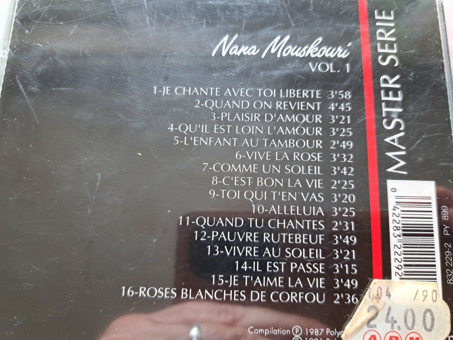 CD: Cd Nana Mouskouri - Master Série  – Usato da Pully venduto da bro_n52j 2