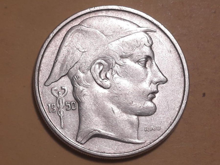 Tutti le monete: Belgien 50 Francs 1950 Silber – Usato da Buchs SG venduto da numispatica