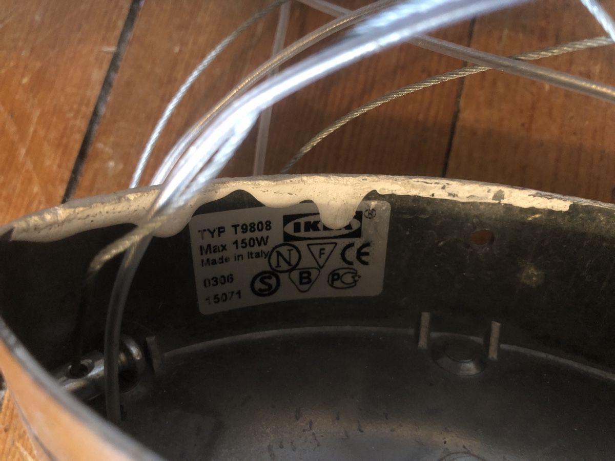 Ikea Lampadari & plafoniere: Ikea Lampe, Deckenlampe, Oval, T9808 – Usato da Ins venduto da teamfairerdeal 1