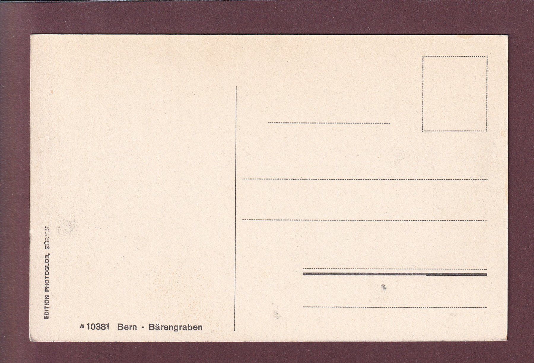 Cartes postales: BERN - Bärengraben – D'occasion à Pully par nicecards 1