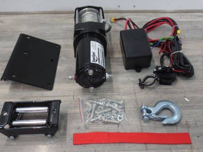 Argani forestali & Pinze posteriori : Berlan elektrische Seilwinde 12V -1360kg Elektrowinde – Nuovo (secondo la descrizione) da Köniz venduto da Infresh8 1