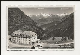 AK ca.1945 Simplon Kulm Hotel Bellevue Feldpost