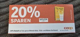 20% Rabattgutschein Weleda Baby, Kids, Mama Sortiment
