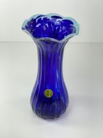 Tulpenvase Blau DDR 1960er-Jahre