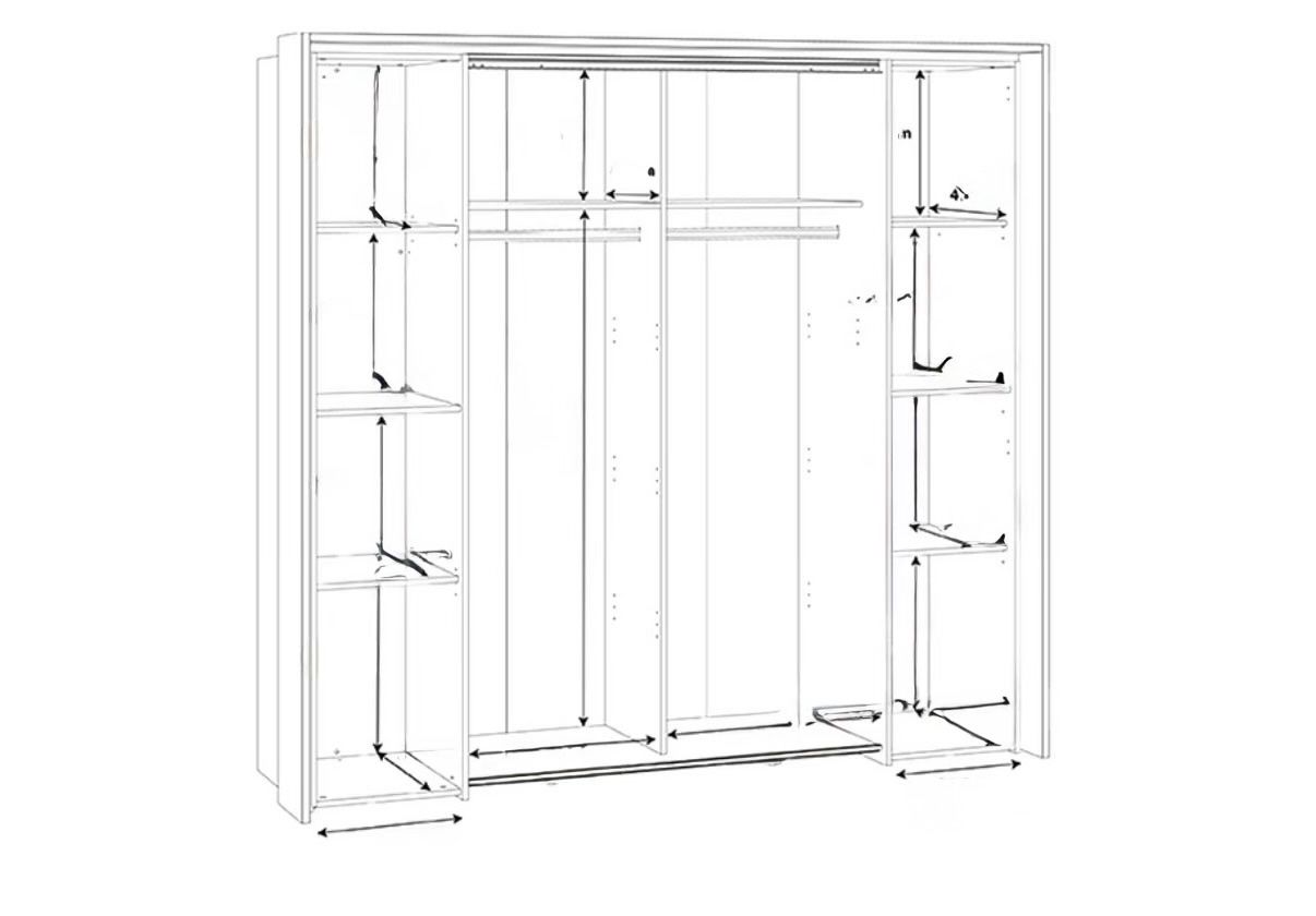 Schränke: Set Kleiderschrank und Kommode mit 3 Schubladen – Gebraucht aus Rümlang von Monia882 4
