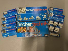 Fischertechnik 200, Original 70er Jahre, diverse Baukästen