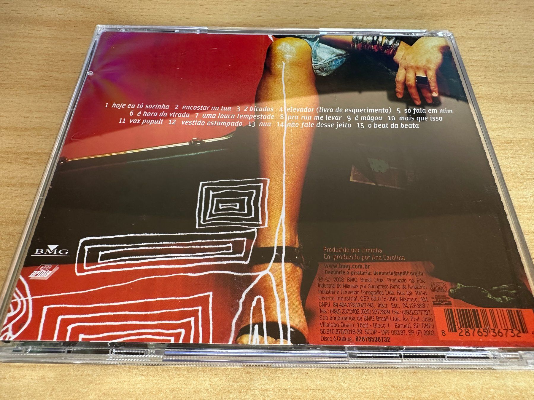 CD: Ana Carolina – Estampado – Usato da Rikon im Tösstal venduto da Alpenmutz 1