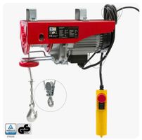 + AREBOS Elektrische Seilwinde Motorwinde 400- 800 kg
