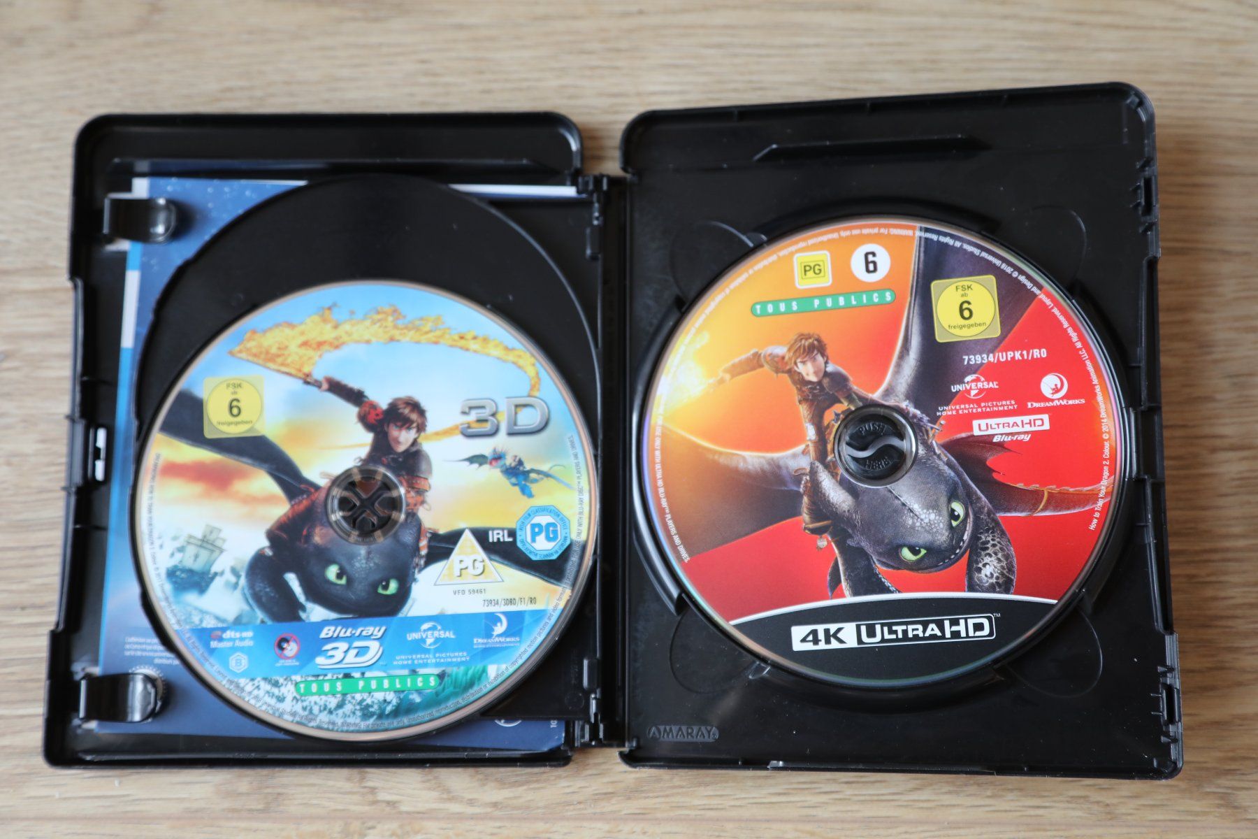 Tutti i DVDs: 4K Bluray DRAGONS 2                  FR EN DE – Usato da Porrentruy venduto da tupatup 4