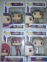 Funko Pop! Ms. Marvel, Kamala Khan, Aisha, Bruno 