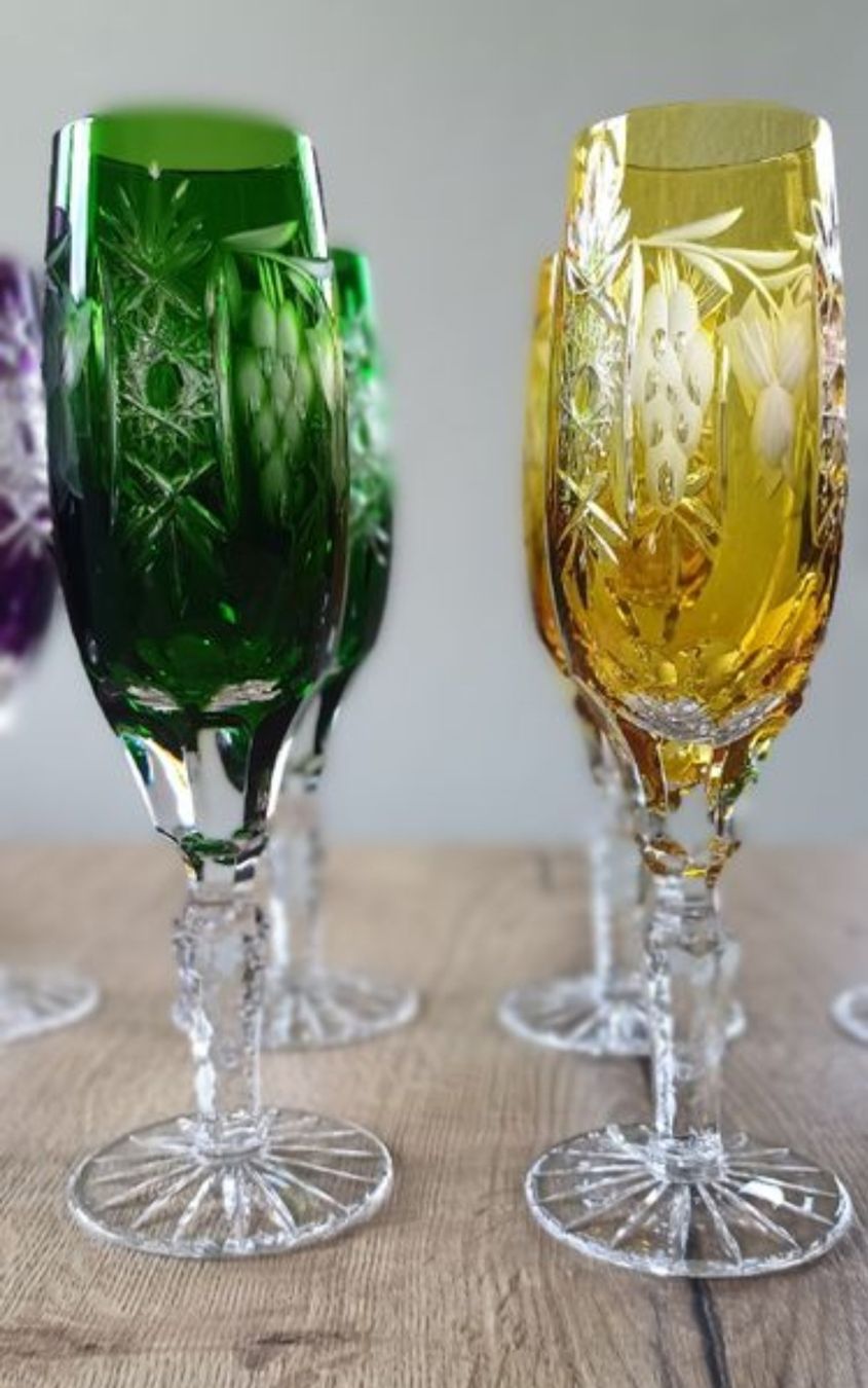 Bicchieri: 8 Champagner Bleikristallgläser "Ajka" – Nuovo (secondo la descrizione) da Alpnach Dorf venduto da jkp_k62jg 3