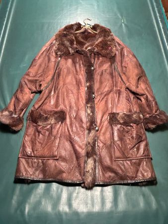 Vintage Nerz-Leder-Wendejacke 70/80 -Jahre