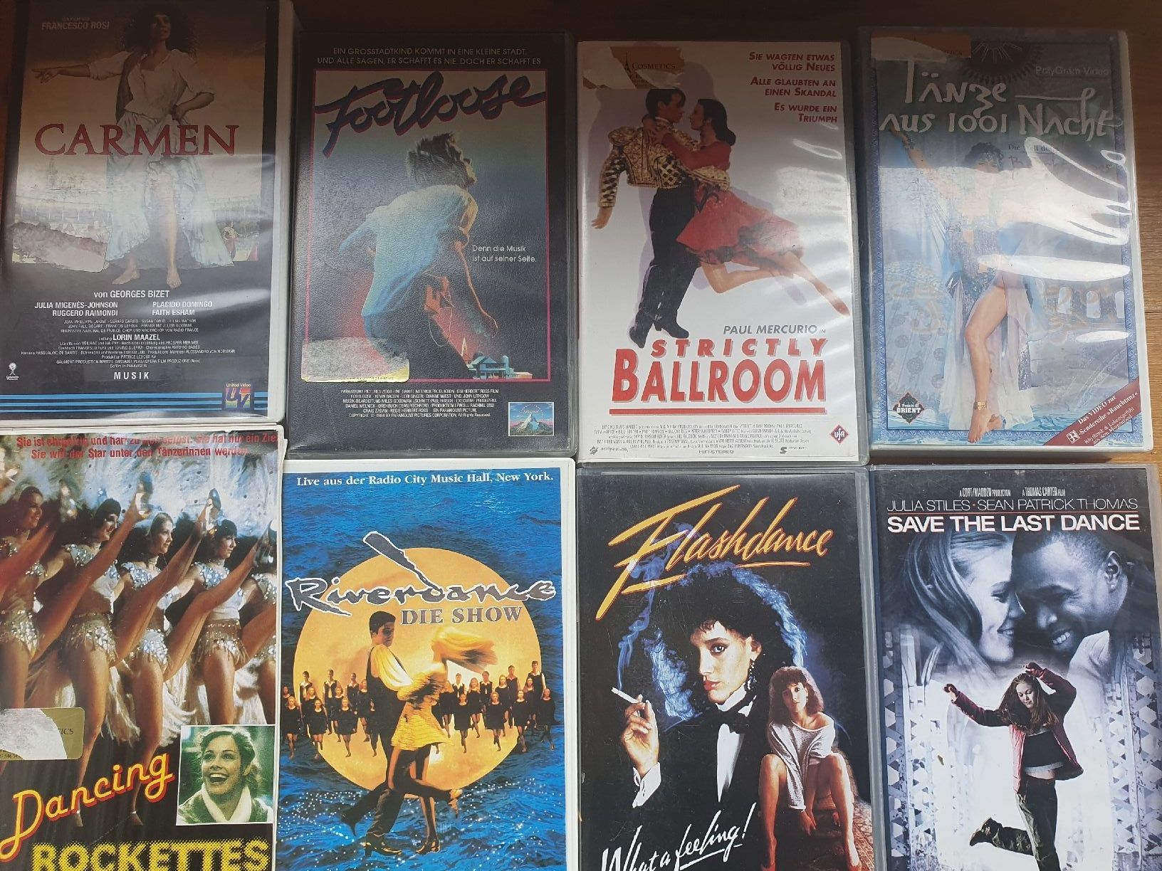 Alle VHS: 8 Tanz- Videofilme – Gebraucht aus Eggerberg von wellros