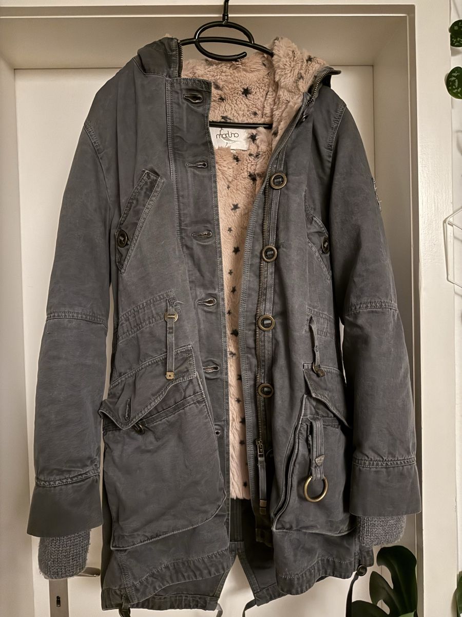 Cappotti: Winterparka Marlino, Gr. S, Grauton mit Echtfell – Nuovo (secondo la descrizione) da Basel venduto da SHANTIFLOW