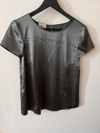 Bluse Damen Kurzarm Armani Collezioni Grau Grösse 40