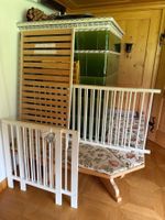 IKEA Babybett mit Bettwäsche (ohne Matratze)