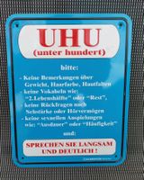Blechschild 220 x 170mm