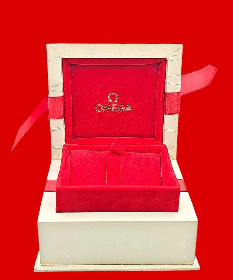 Uhrenboxen: OMEGA original Vintage "Box" – Neu (gemäss Beschreibung) aus Zug von urzeit 1