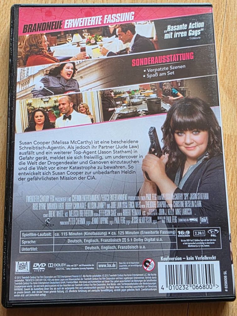 Tutti i DVDs: "Spy - Susan Cooper Undercover" – Usato da Niederbipp venduto da Tamara15101995 1