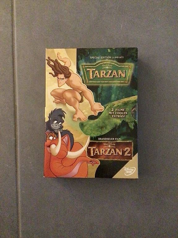 Tutti i DVDs: TARZAN 1 + 2 Box - Kinder DVDs – Usato da Theilingen venduto da Cykelnyckel
