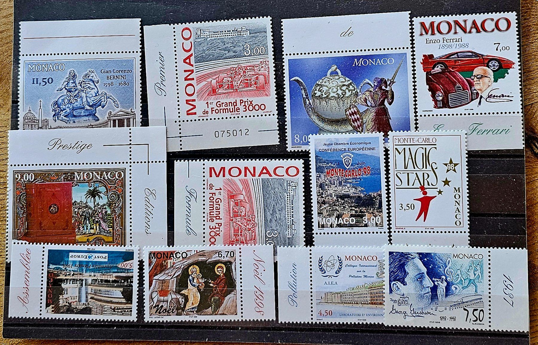Tutti i francobolli: MONACO timbres neufs ** ~1998 – Nuovo (secondo la descrizione) da Les Valettes venduto da Nuba1
