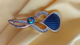 Vintage Brosche Grosse Gablonzer Strasssteine